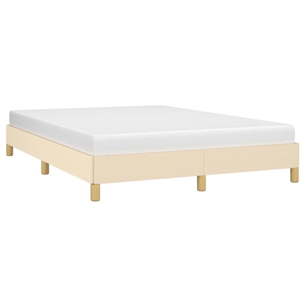 vidaXL Bedframe Crème Stof 140x200 cm - 28% Korting!