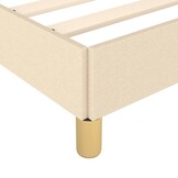 vidaXL Bedframe Crème Stof 140x200 cm - 28% Korting!