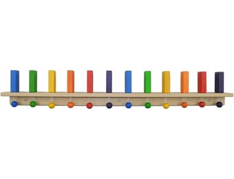 Houten Wanddomino met 12 Stenen - 41% Korting!