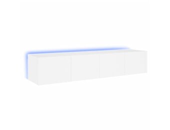 VidaXL TV-wandmeubels met LED 2 st 80x35x31 cm Wit - 40% Korting