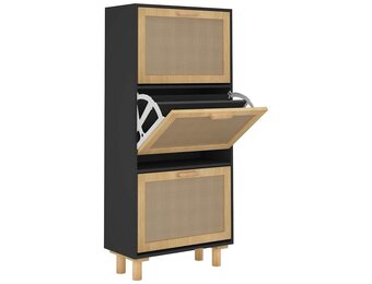 VidaXL Schoenenkast Zwart - 73% Korting!