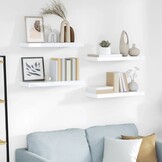 vidaXL Wandschappen Zwevend (4 stuks) - 55% Korting