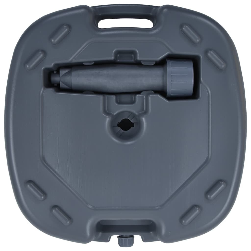 vidaXL Parasolvoet Grijs - 31% Korting!