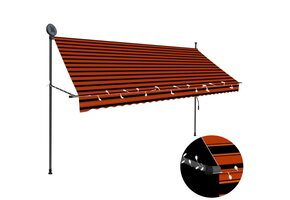 vidaXL Luifel 300cm oranje/bruin - 29% korting!