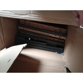 2x TV-meubel met LED 75x35x40 cm Zwart - 54% Korting