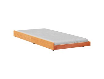 vidaXL Bedframe Bruin Grenenhout 90x200cm - 34% Korting