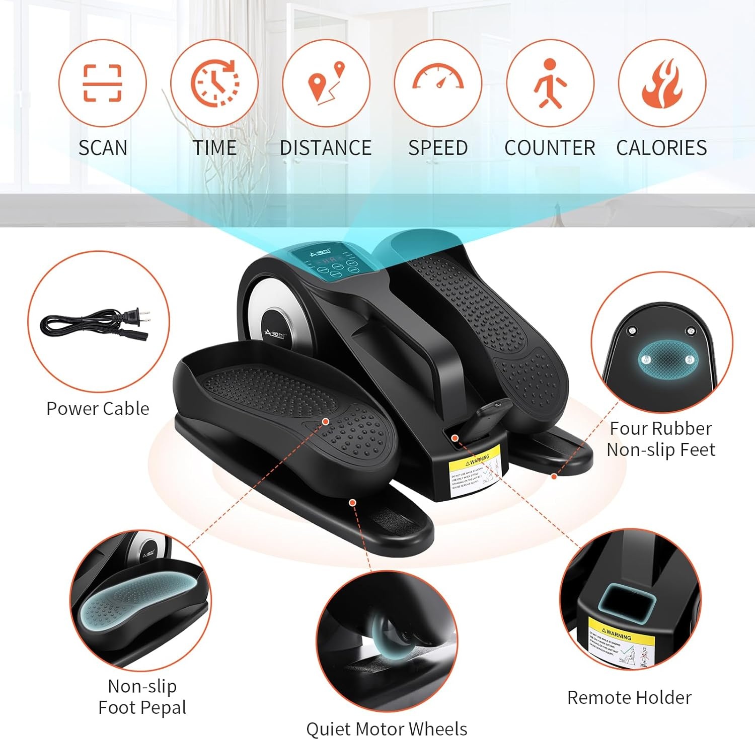 Elektrische Elliptische Trainer Zittend - 36% Korting