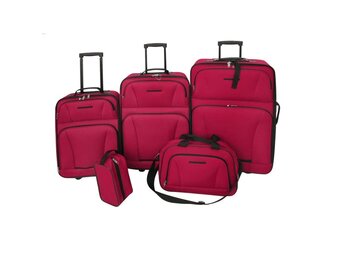 vidaXL Reisbagage Set Rood 5-Delig - Nu met 29% Korting!