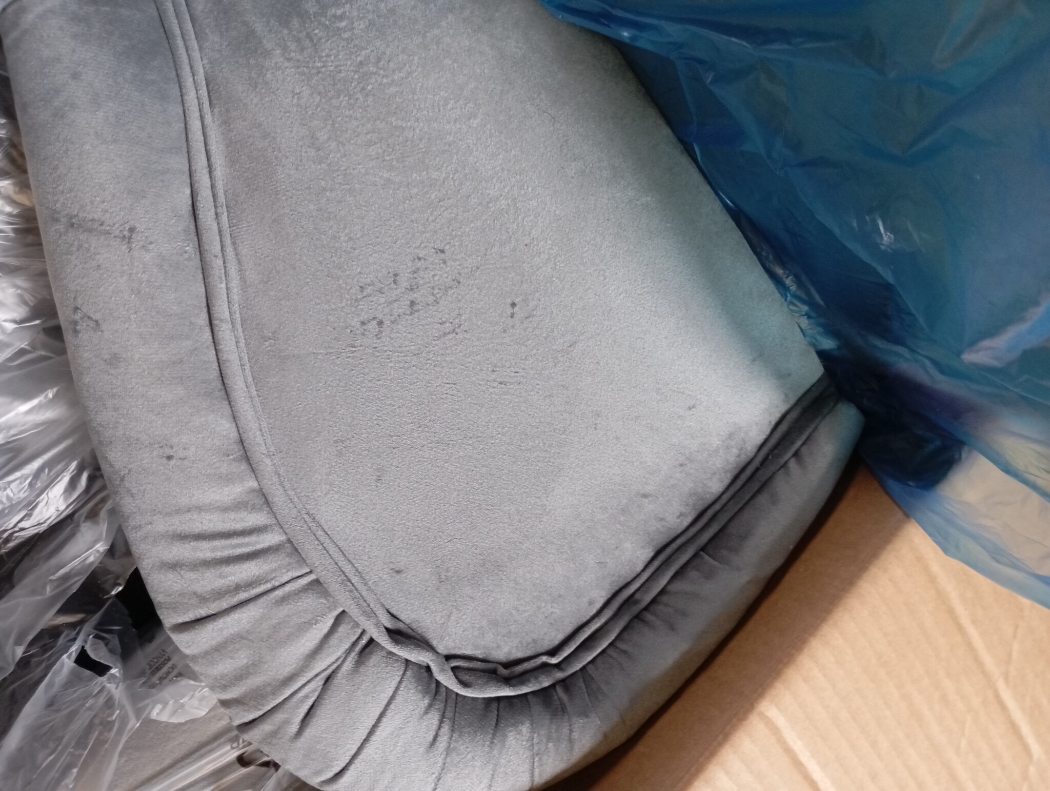 vidaXL Fauteuil Fluweel Donkergrijs | 59% Korting