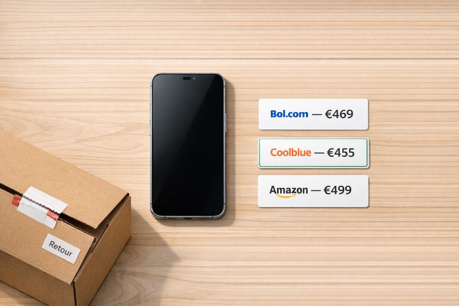 Retourproduct Prijsvergelijker