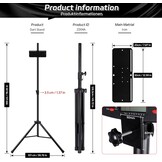 CyeeLife Professionele Dartbord Standaard Zwart voor Klassieke en Elektronische Dartborden