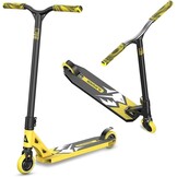 PLAYSHION Stuntstep Freestyle met 100mm wielen en ABEC 9 lagers voor kinderen en volwassenen - Zwart