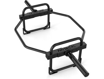 Zwarte Olympische Trap Barbell voor Deadlifts, Squats en Farmers Walk