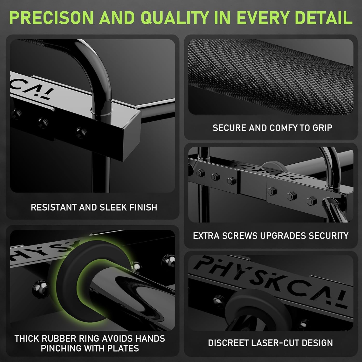 Zwarte Olympische Trap Barbell voor Deadlifts, Squats en Farmers Walk