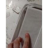 vidaXL Opbergboxen met deksel 4 st 32x32x32 cm stof wit