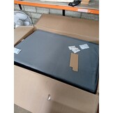 vidaXL Driezitsbank 180 cm fluweel donkergrijs