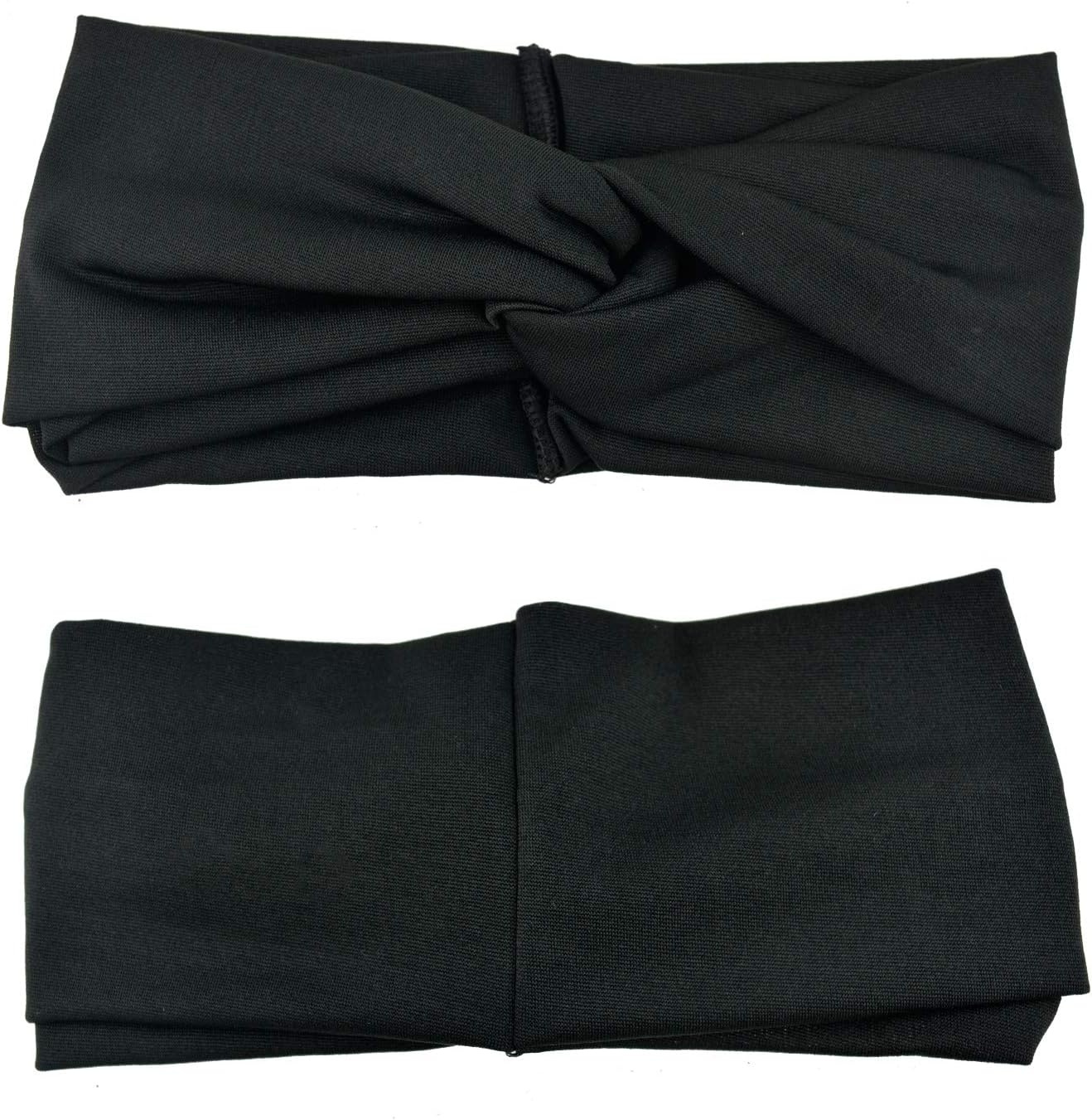 DRESHOW Set van 4 Elastische Haarbanden - Zacht en Comfortabel voor Dagelijks Gebruik, Yoga en Sport