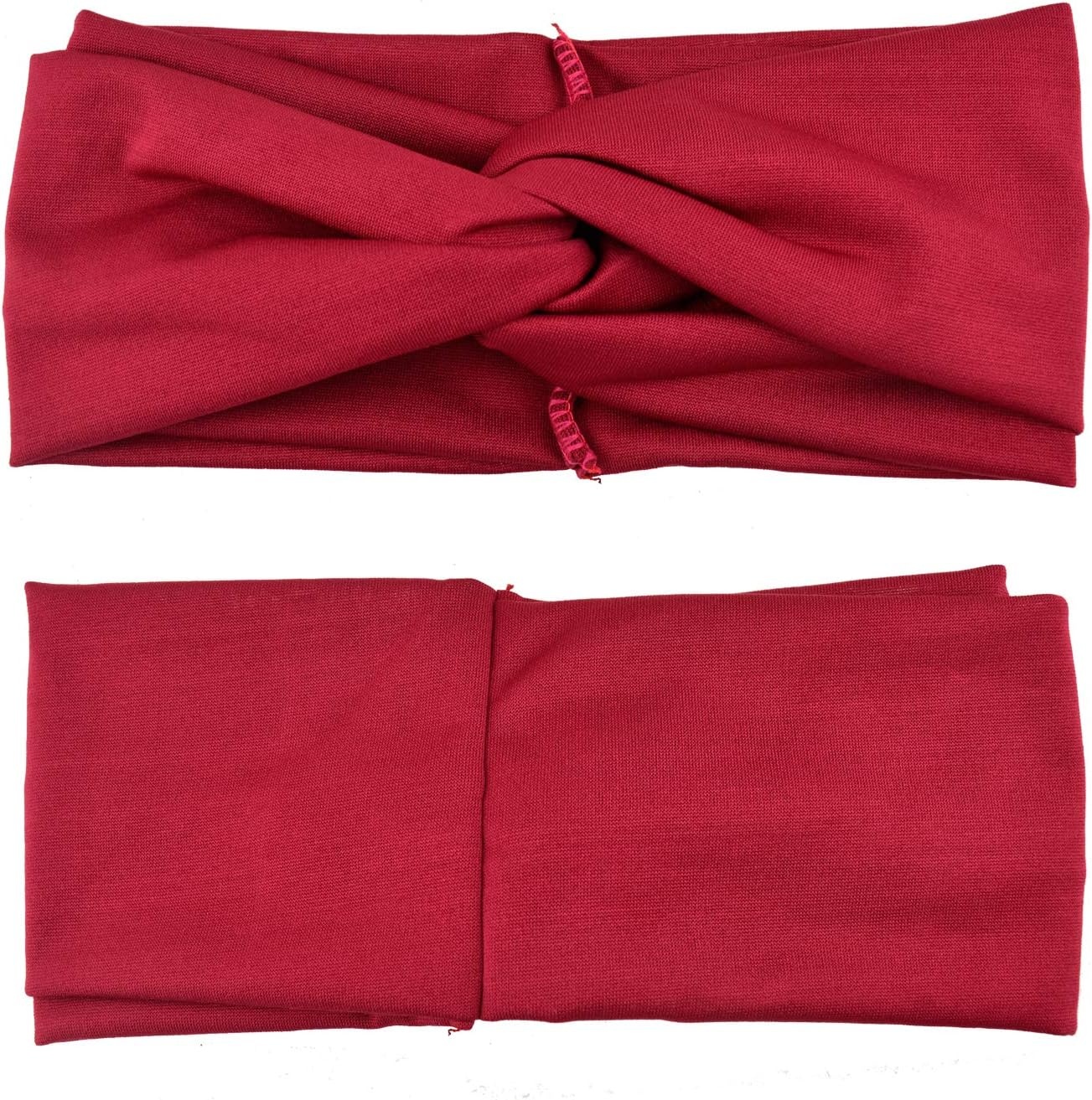 DRESHOW Set van 4 Elastische Haarbanden - Zacht en Comfortabel voor Dagelijks Gebruik, Yoga en Sport