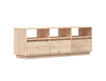 vidaXL Tv-meubel 140x37x50 cm massief grenenhout