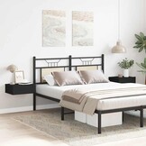 vidaXL Zwevend Nachtkastje (2x) Zwart 40x30x15 cm - 38% Korting!