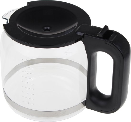 Braun Koffiekan Glas - 12 Kops - 46% Korting