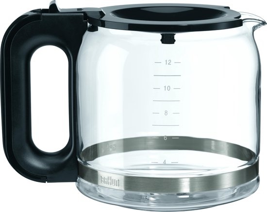Braun Koffiekan Glas - 12 Kops - 46% Korting
