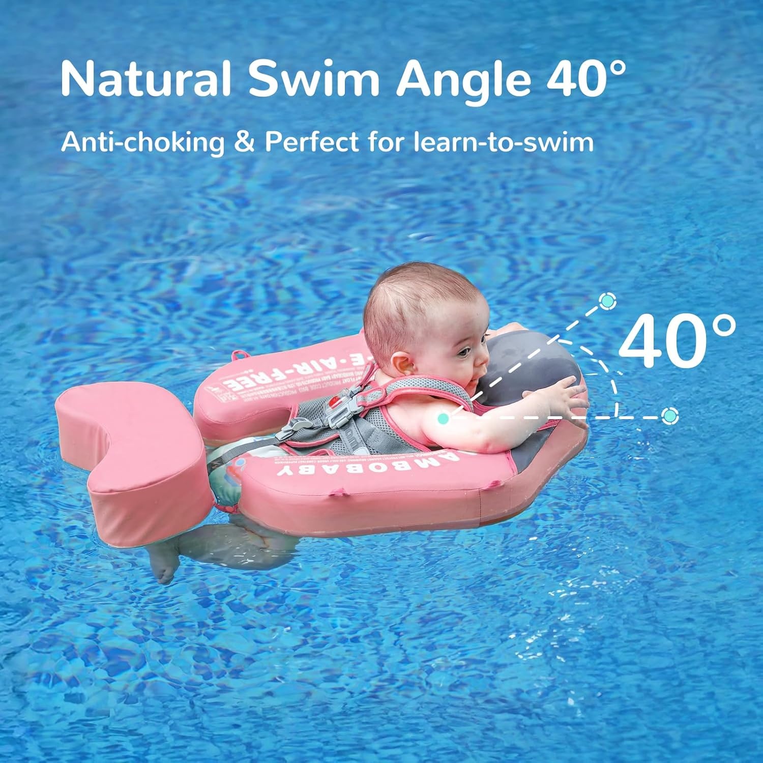 HECCEI Mambobaby Zwemring Baby (3-24m) - Niet Opblaasbaar - 40% Korting!