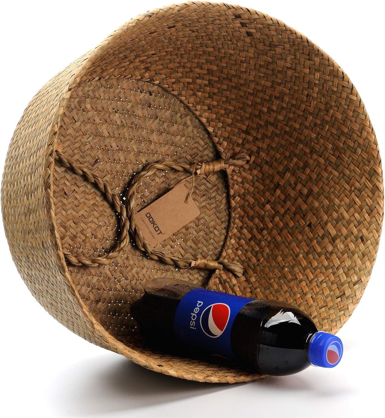 Zeegras Opbergmand met Handvat - 36x31cm - 23% Korting