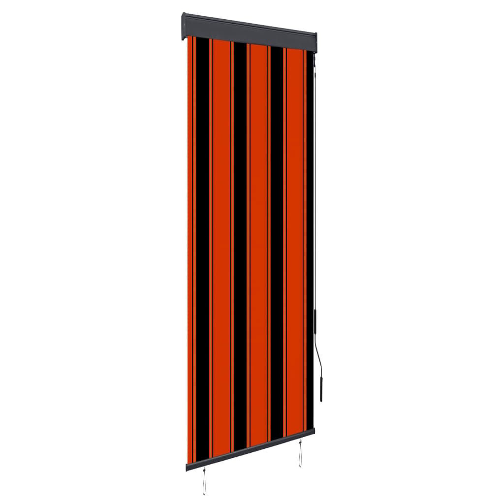 VidaXL Rolgordijn Buiten - 60x250cm Oranje/Bruin - 38% Korting!