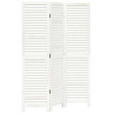 vidaXL Kamerscherm Paulowniahout Wit - 40% Korting!