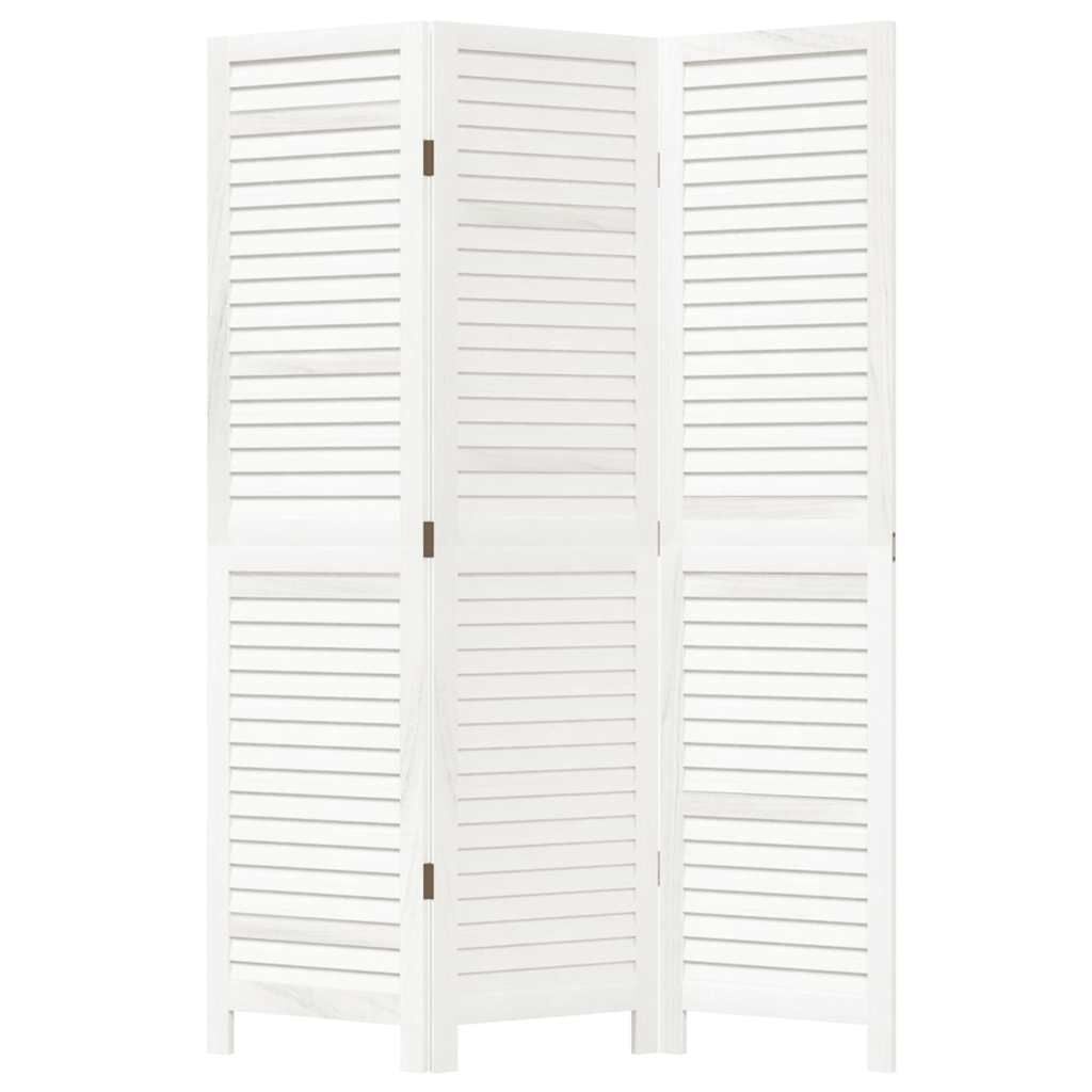 vidaXL Kamerscherm Paulowniahout Wit - 40% Korting!