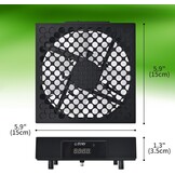 Zwarte Xbox Series X Koelventilator met LED - 20% Korting