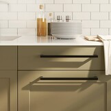 vidaXL Handvatten 5 st 320 mm roestvrij staal zwart