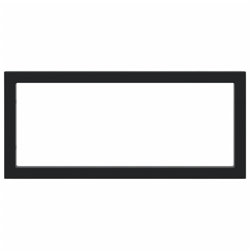 vidaXL Wandbeugels Wastafel 2 st. Zwart - 37% Korting!