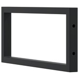 vidaXL Wandbeugels Wastafel 2 st. Zwart - 37% Korting!