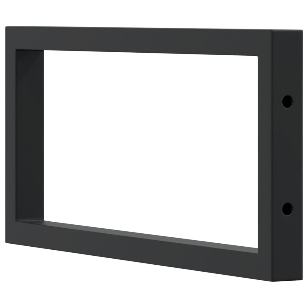 vidaXL Wandbeugels Wastafel 2 st. Zwart - 37% Korting!