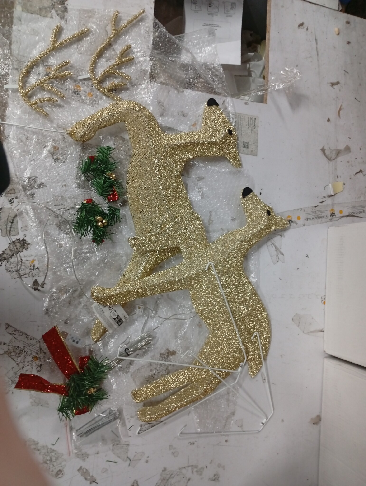 VidaXL LED Rendieren (2 stuks) Warmwit - 55% Korting!