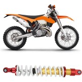 Zwarte Verstelbare Motorfietschokdemper (450mm) - 35% Korting!