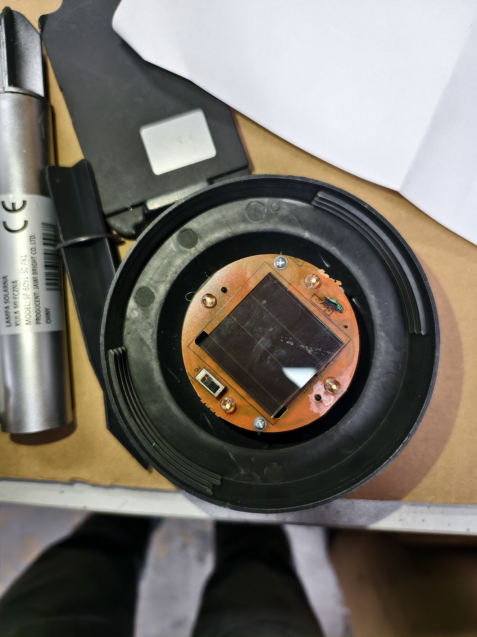 Zonne-energie Tuinlamp Bol 30cm - Koel Wit (61% Korting)