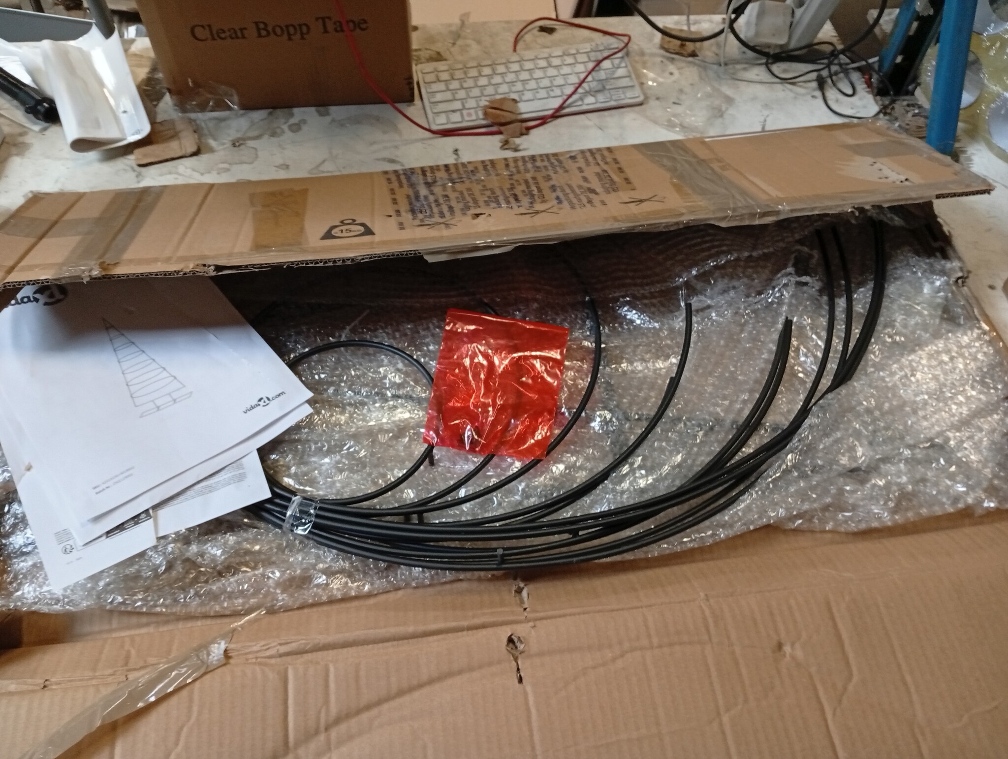 vidaXL Kerstboom Metaal Zwart 210cm - 53% Korting