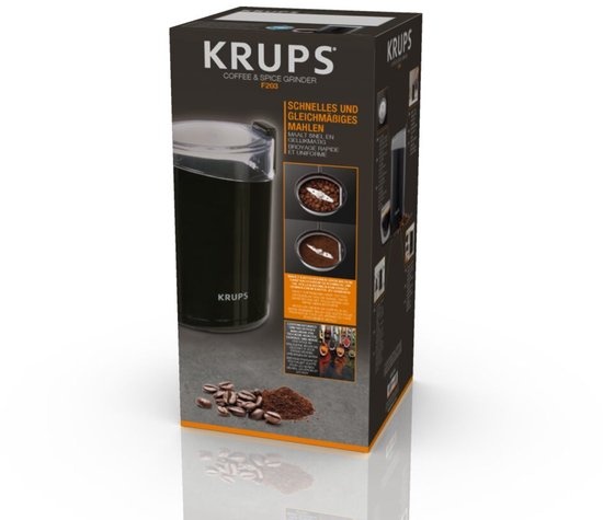 Krups F2034 Koffiemolen - Zwart - 57% Korting