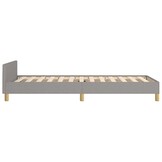 vidaXL Lichtgrijs Bedframe Stof 100x200cm - 45% Korting!