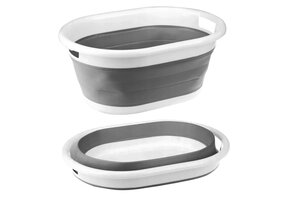 Opvouwbaar Siliconen Bak 20L Grijs (43% Korting)