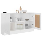 vidaXL Dressoir 120cm Wit - 33% Korting