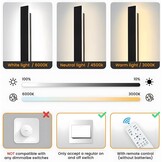 Zwarte LED Wandlamp 44W Dimbare 120cm - 36% Korting!