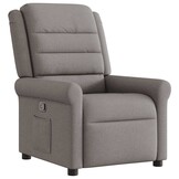 vidaXL Verstelbare Fauteuil Taupe - 47% Korting