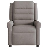 vidaXL Verstelbare Fauteuil Taupe - 47% Korting