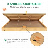 1500 stuks draagbare puzzeltafel met poten, verstelbare puzzelplank met 4 laden en afdekking, 3-kantel-hoek-puzzeltafel voor volwassenen