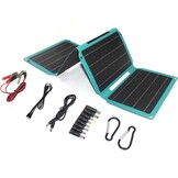 36W Opvouwbaar Zonnepaneel Oplader ETFE Monokristallijn met USB-C, DC, USB Output voor Telefoon, Laptop en 12V Batterij