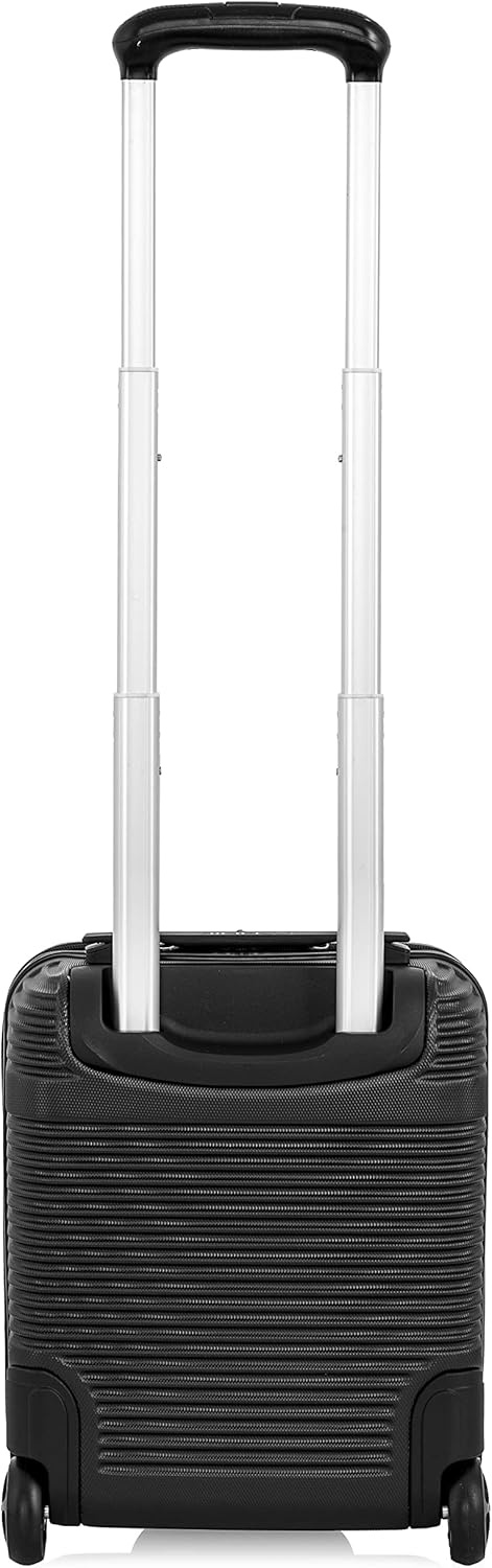 OCHNIK Kabinekoffer XS Zwart - Lichtgewicht ABS Hardschalenkoffer met 2 wielen (40x30x18 cm)